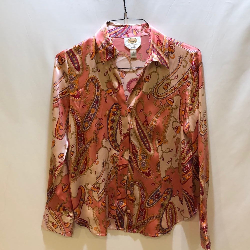 Talbots silk blouse